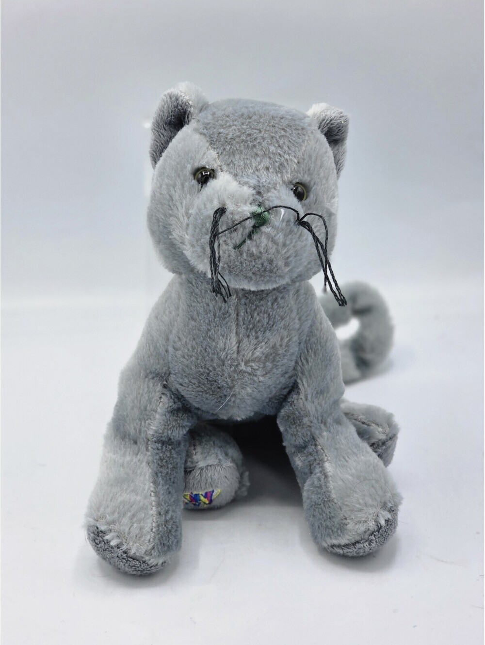 Ganz Webkinz Cat Kitty Charcoal Grey Plush Stuffed Animal Toy No Code Collector